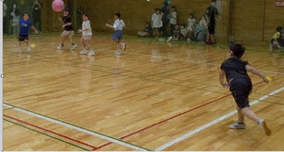 【栄みんなの学校】親子ふれあいドッジボール